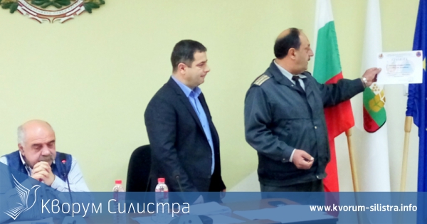 Силистренската пожарна награди кмета на Ситово Сезгин Алиибрям