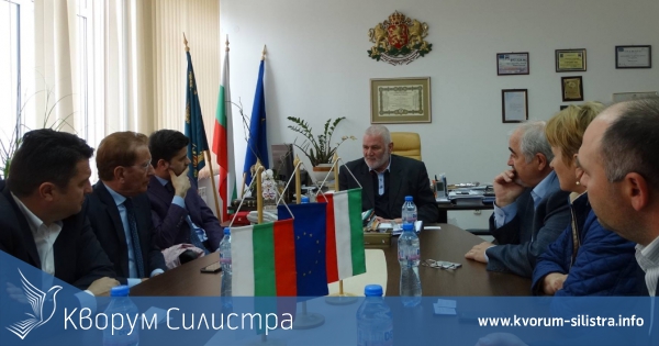 Кметът на Силистра д-р Юлиян Найденов се срещна с почетния консул на Италия в Пловдив Джузепе де Франческо