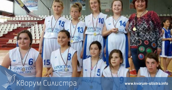 Първи медали за най-малките баскетболистки на Силистра