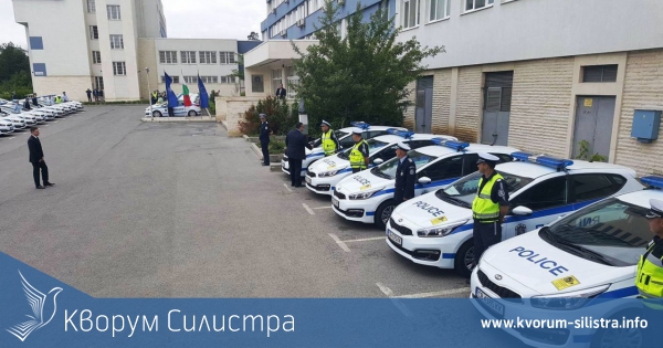 Пет нови КИА постъпиха в парка на ОДМВР-Силистра