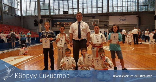 Малките каратеки на КК "КИОКУШИН СИЛИСТРА" спечелиха 6 медала от Държавното първенство