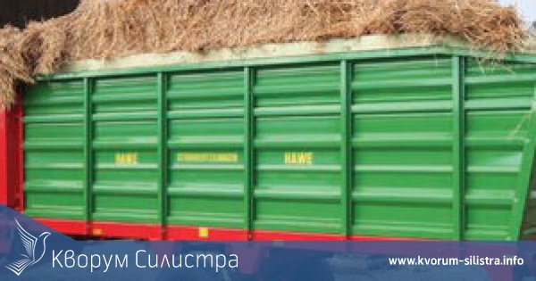 50 бали фураж изгоряха в ремарке до Поляна