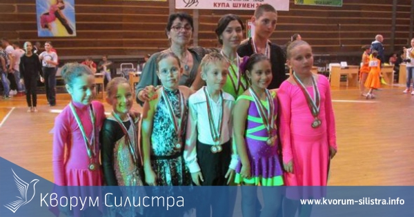 Дъжд от медали за клуб по спортни танци "Импресия"