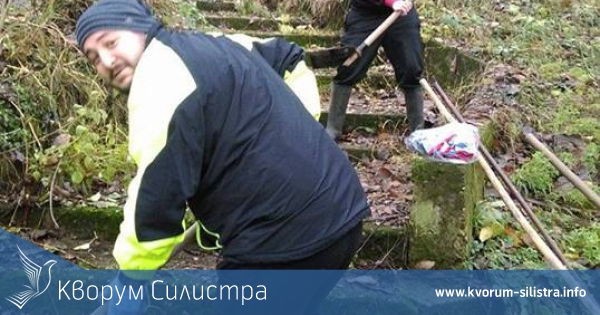 Младежите на ГЕРБ почистиха и облагородиха двора на МБАЛ-Тутракан