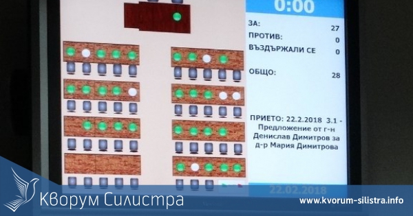 Общински съвет - Силистра проведе редовното си за месеца заседание