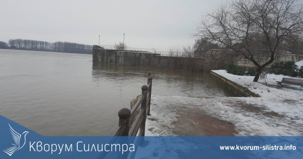 Продължава опасното покачване на нивото на Дунав край Силистра