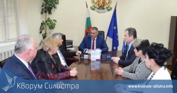 Областният управител на Силистра се срещна с ръководство на РУ "Ангел Кънчев"