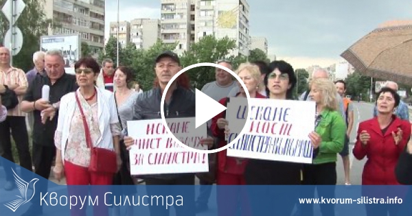 Пореден протест в Силистра срещу движението на тирове в града