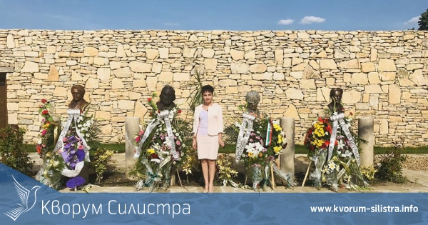 Областна администрация Силистра съпричастна към нови паметници в Двора на кирилицата в Плиска