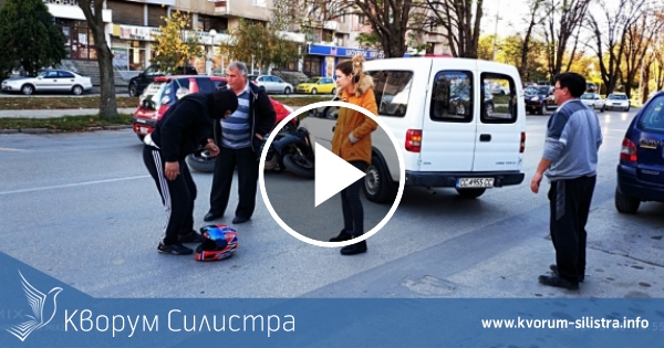 Моторист се блъсна в баничарка на бул."Македония" в Силистра