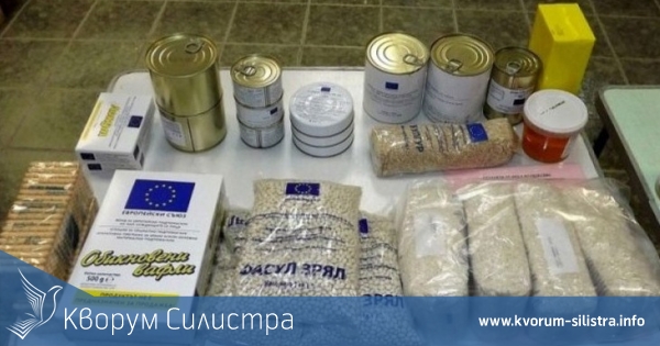 Раздават хранителните пакети от днес в Силистренско