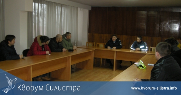 В Силистра пътна полиция проведе работна среща със служители на Националното тол управление