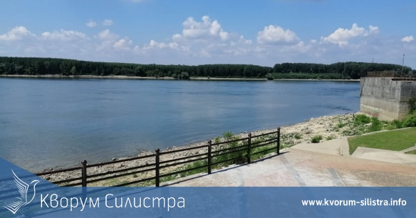 Дунав край Силистра е под един метър