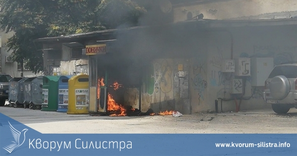Луд подпали барака между ЦУМ и Търговския дом в Силистра