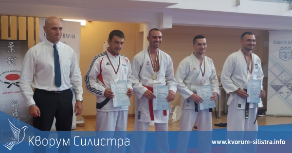 Силистренски полицай със сребърен медал от Републиканско първенство по карате