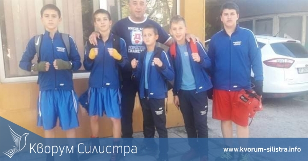 Сребърен и два бронзови медали за боксов клуб "Доростол" от последното за годината Републиканско за ученици