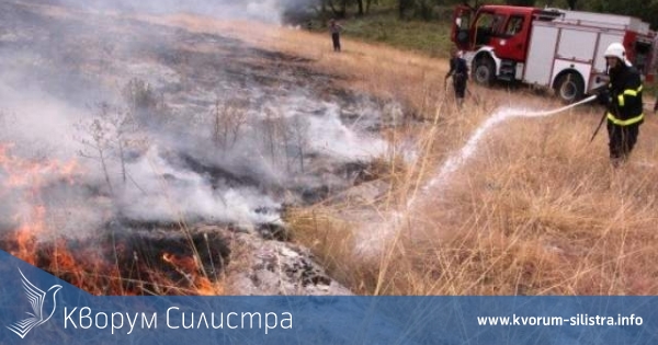 Горяха три стърнища в Силистренско