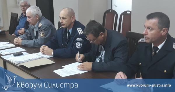 Заседание на Областен съвет за сигурност в Силистра за готовността на институциите за зимата