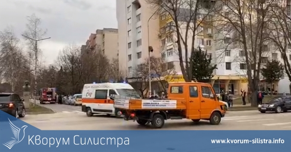 Пожар след взрив в центъра на Силистра