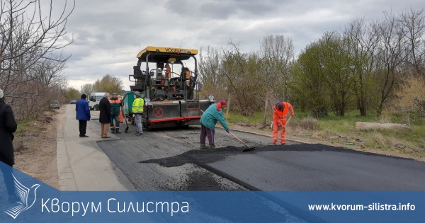 Частично асфалтират улица водеща към промишлената зона в Силистра