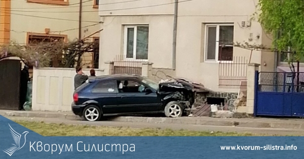 Пиян 25-годишен младеж се заби в ограда на къща в Силистра