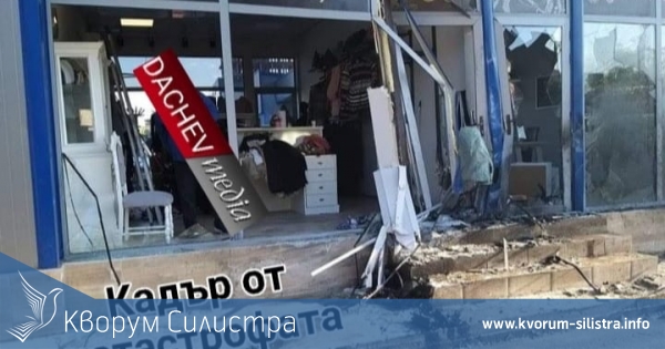 30-годишен се заби с Мерцедес в магазин в центъра на Дулово и загина на място