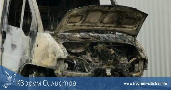 Микробус "Фиат" изгоря в Дулово