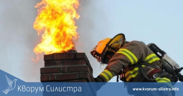 Пожар в комин на частен дом в Дулово