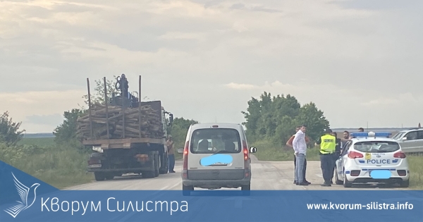 Лека катастрофа на товарни камиони с румънска и българска регистрация на околовръстното шосе на Силистра