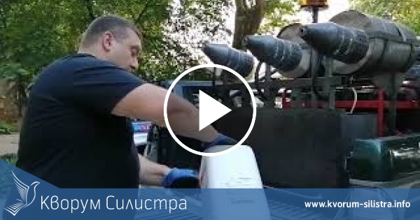 От община Силистра показаха как се подготвя разтвора с който пръскат тази вечер против комарите