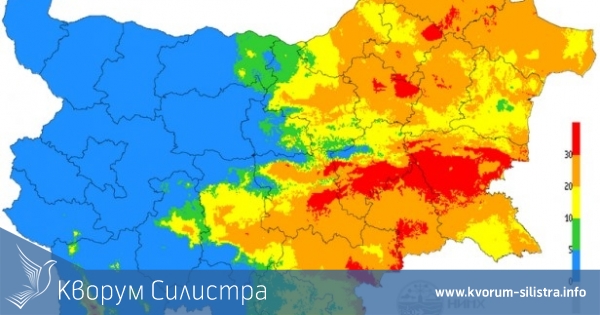 Екстремален индекс за пожароопасност утре за област Силистра