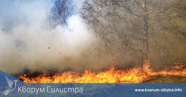 Десет пожара в сухи треви и отпадъци горяха в Силистренско през почивните дни