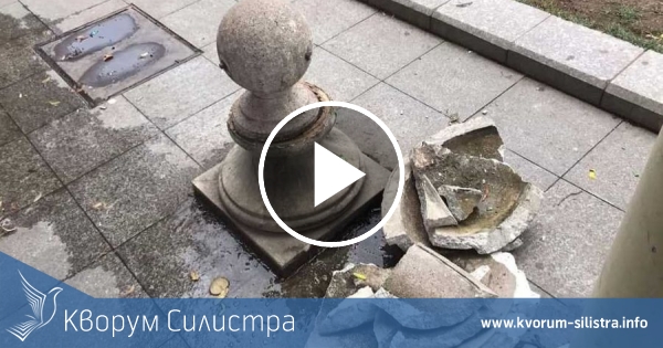 Младеж от Главиница потроши чешмичка в центъра на Русе