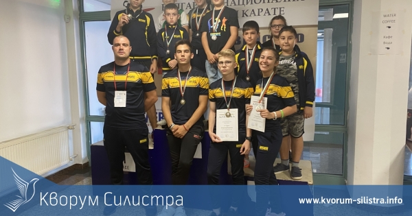 Каратеките на ШОТО ВИТЯЗ - Силистра завоюваха 10 медала от Държавното първенство
