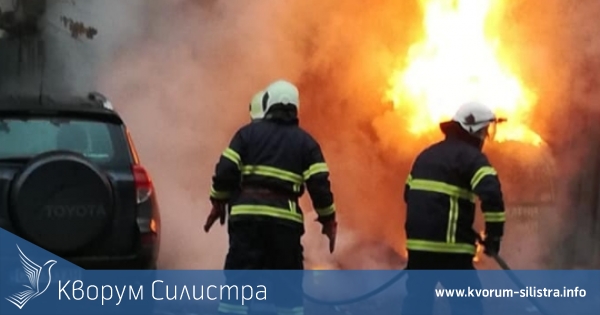Подпалиха силистренски контейнер с пиратка, който без малко да изпепели лек автомобил