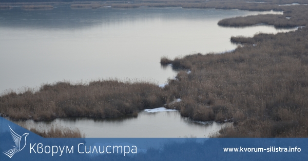 Езерото Сребърна край Силистра замръзна