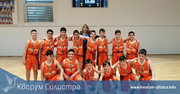 Момчетата до 12 години на БК "Доростол" стартираха годината с три убедителни победи