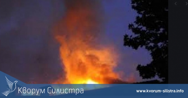 Доброволци и пожарникари се бориха да спасят горяща къща в Алфатар