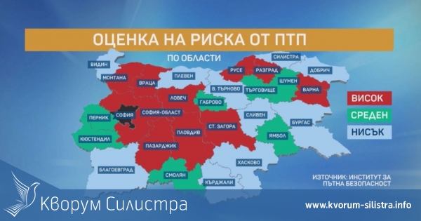 Българските застрахователи: Област Силистра е една от тези с най-малък риск да катастрофираш