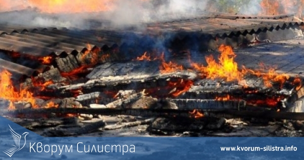 Дървена барака е изгоря напълно в Тутракан