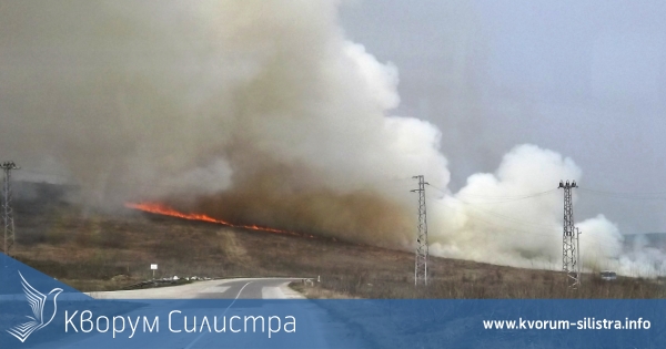 Увеличава се опасността от пожари в сухи треви в Силистренско