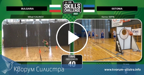 Баскетболният силистренски талант Михаил Калинов с ключов принос за победата на България над Естония