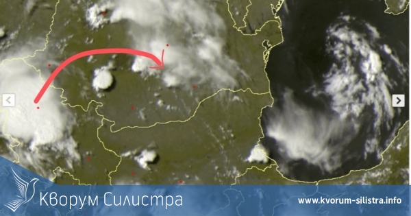Силни валежи с градушка наближават към Силистренско
