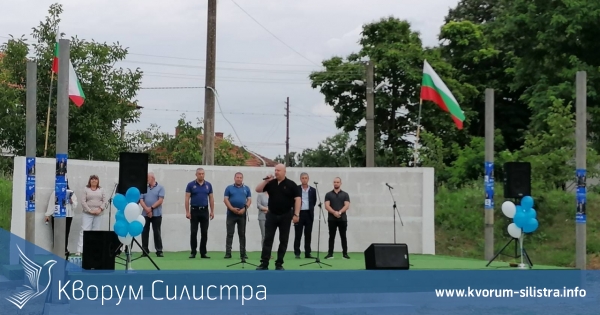 Кандидати от листата на коалиция ГЕРБ-СДС за област Силистра се срещнаха с жителите на село Калипетрово