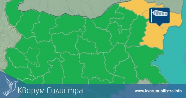 Жълт код за временно силен вятър е в сила за област Силистра