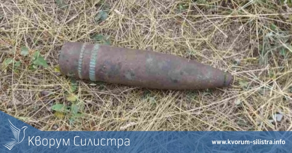 Обезвредиха невзривен снаряд край Тутракан