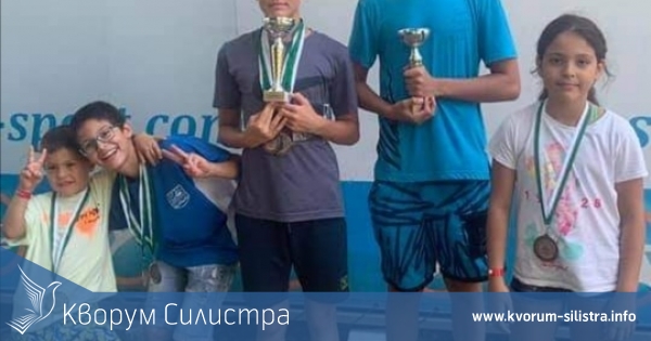 8 златни, 8 сребърни и 3 бронзови медали за силистренските плувци от международен турнир