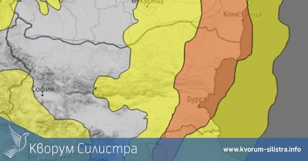 Краткотрайни валежи и силни пориви на вятъра през неделния ден в Силистренско