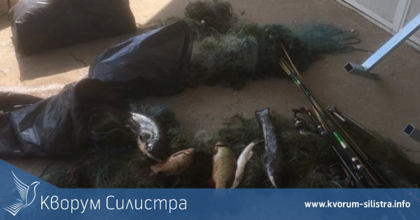 Бракониерски мрежи и риба са иззети при съвместна операция на полиция и еколози