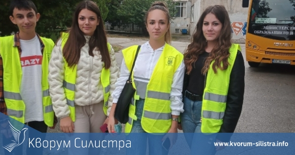 Силистренски ученици се включиха в европейска инициатива за безопасност на пътя